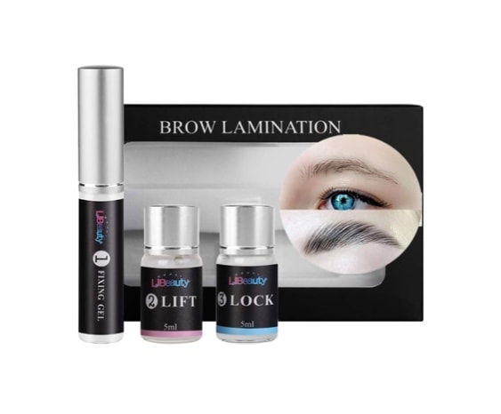 【Libeauty アイブロウ ラミネーション キット 】カーリング パーマ ウェーブ ローション & リキッド 1セット