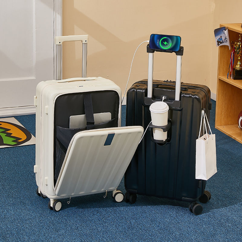 荷物 2025 新しいトロリーケース 男性と女性 小さなパスワードボックス 20 インチ 搭乗スーツケース 学生 多機能 8,914円