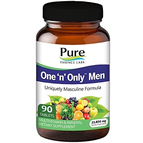ぴゅあPure Essence Labs One N Only Multivitamin for Men - Natural One a Day Herbal Supplement with Vitamin