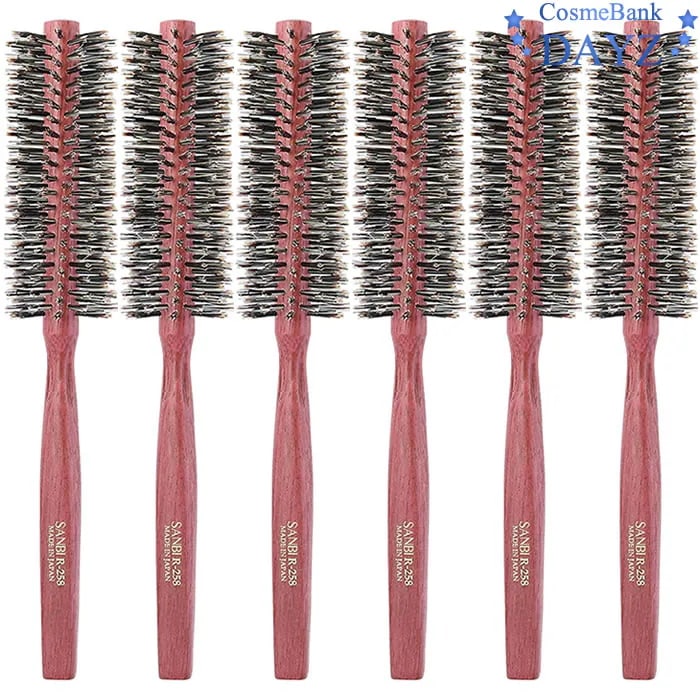 サンビー ロールブラシ R-258 6点セットらせん植毛 ブローブラシ 10,607円