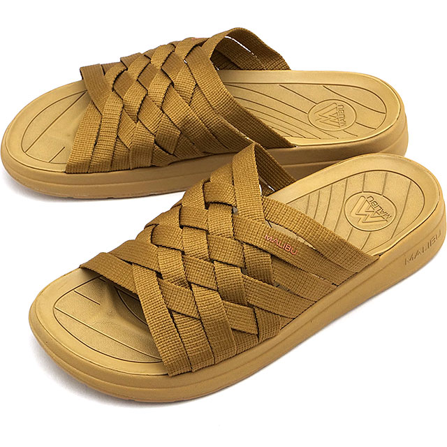 マリブサンダルズ MALIBU SANDALS メンズ サンダル ズマ [MS020070] ZUMA スライドサンダル ポリエステル COYOTE/COYOTE