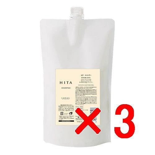 【送料無料】 ルベル ／ ヒタ シャンプー　800ml リフィル 3個セット / 広がる・ザラつくクセ毛を根元からしなやかに 7,813円