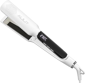 ヘアアイロン 40mmプレート チタンヘアアイロン ヘアストレートナー