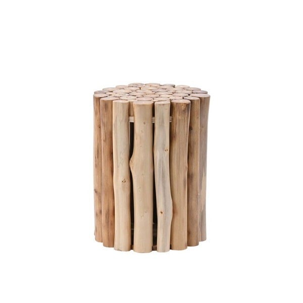 Rattan World AZT003 スツール アクビィチーク無垢材