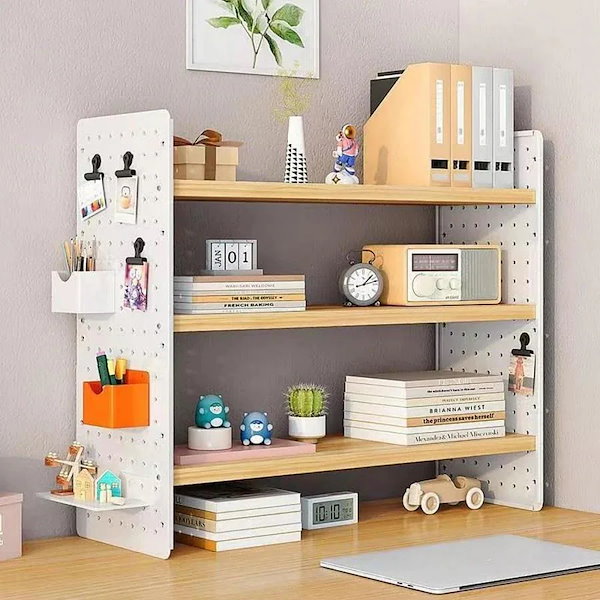 Qoo10] 【2025年新品】卓上ラック デスク上置