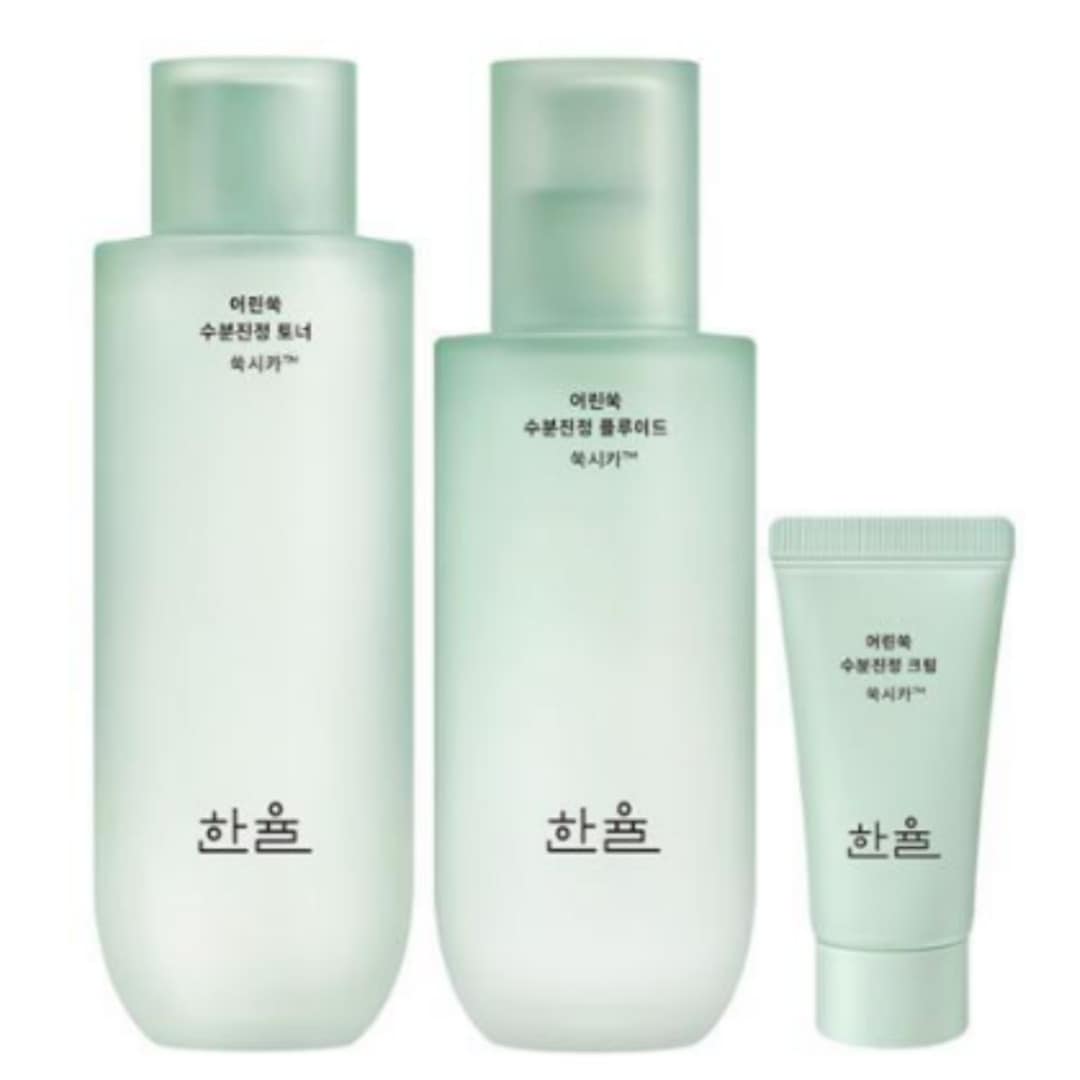 [韓国人気化粧品】 若よもぎ 水分補給 2種セット(トナー150ml+フルイド125ml)