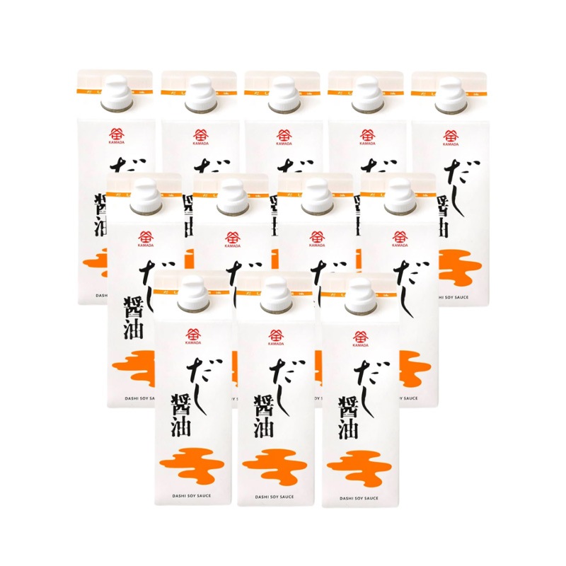 だし醤油 500ml×12本セット カマダ 出汁 しょうゆ