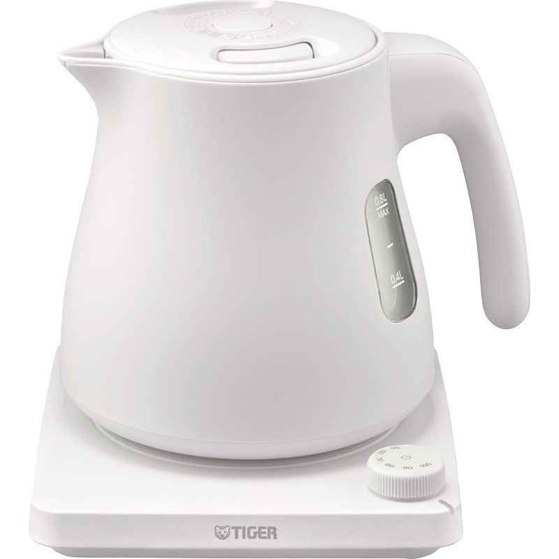 温度調節機能付蒸気レスケトル0.8L グレイッシュホワイト PTV-A080WG 13,266円