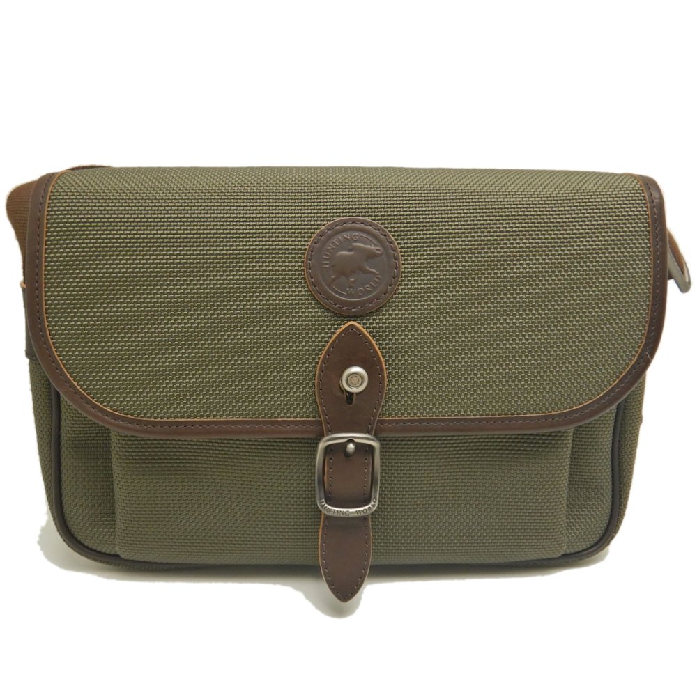 サファリトゥデイ ショルダーバッグ キャンバスxレザー カーキ ブラウン レディース /253474【中古】