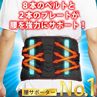 腰痛ベルト 骨盤ベルト 猫背矯正ベルト 腰痛 骨盤矯...のサムネイル