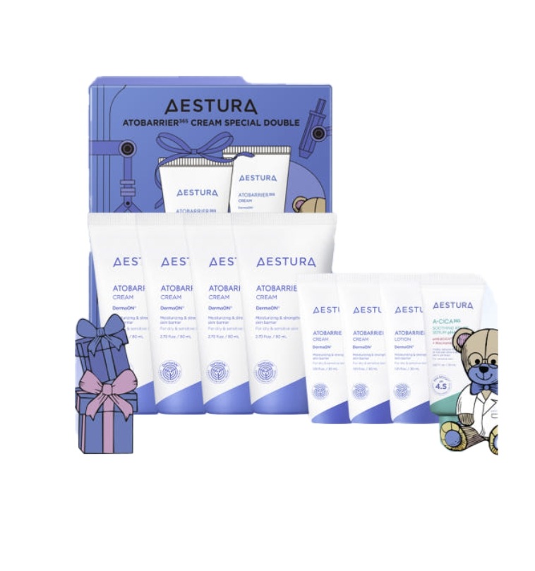 アトバリア365 乳液 80ml*4+にプレゼント /アトバリア365/セラミド/セラミューン/ バリア機能/ バリアリペア/ 韓国化粧品/ 保湿水分,鎮静クリーム/ セラミド/ 乾燥肌用