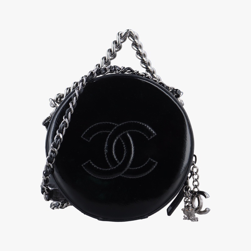 ココマーク ラウンドブラックパテントA9194626739238中古