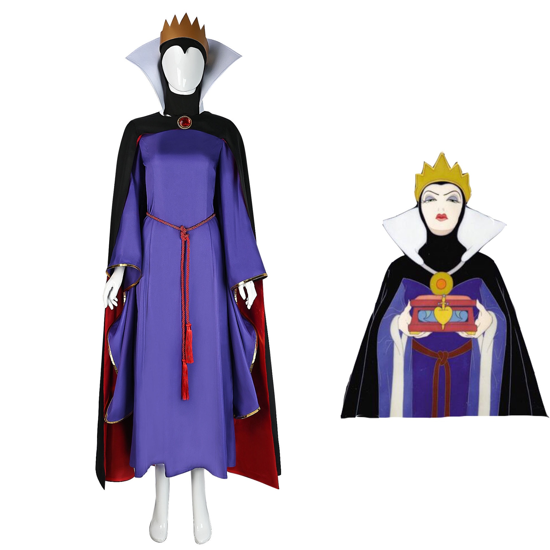 2024DK ハロウィンコスプレ衣装 ハロウィン ディズニー 風 白雪姫 女王 仮装コスプレ衣装 オーダー自由 ディズニークリスマスハロウィン イベント仮装 コスチューム今日は30パーセント
