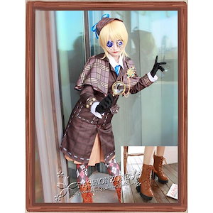 IdentityV 第五人格 風 庭師 エマ・ウッズ 真相少女 探偵 コスプレ衣装 ウィッグ 靴cosplay 仮装 ハロウィン コスチューム パーティーグッズ