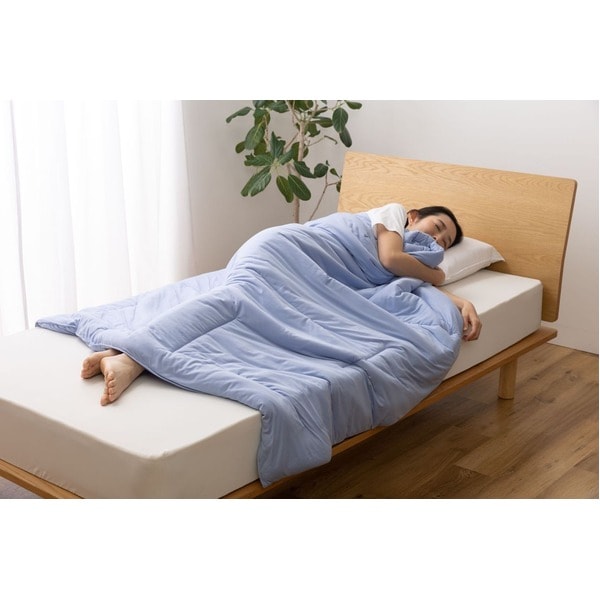 mofua 雲につつまれるような やわらかケット（FJ） セミダブル（SD） ブルー