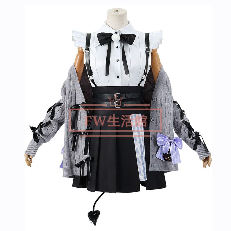 【新品開催 即納】バーチャルYouTuber VTuber ホロライブ4期生 常闇トワ ガーリー系 コスプレ衣装 イベント パーティー 変装 仮装