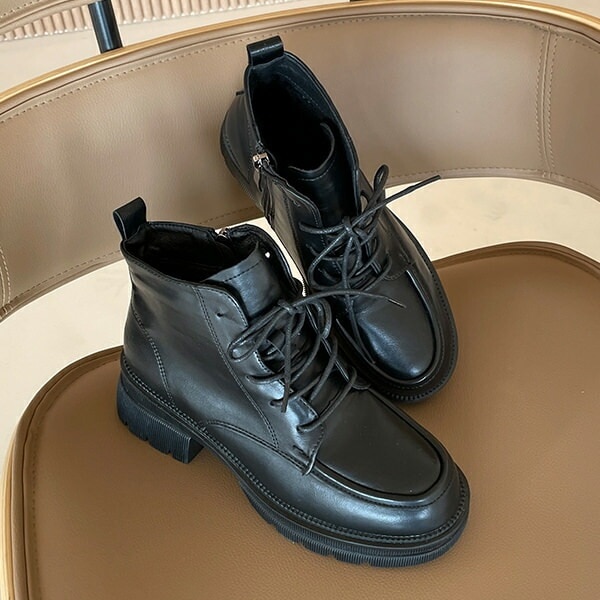 ショートブーツ ワークブーツ トラックソール レースアップ 7,813円