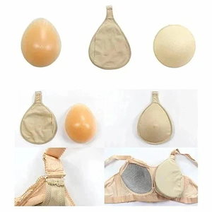 3点セット シリコン 全摘 乳がん用 パッド 乳癌パッド 左右兼用 人工乳房 シリコンパッド 胸 パzkw11564134