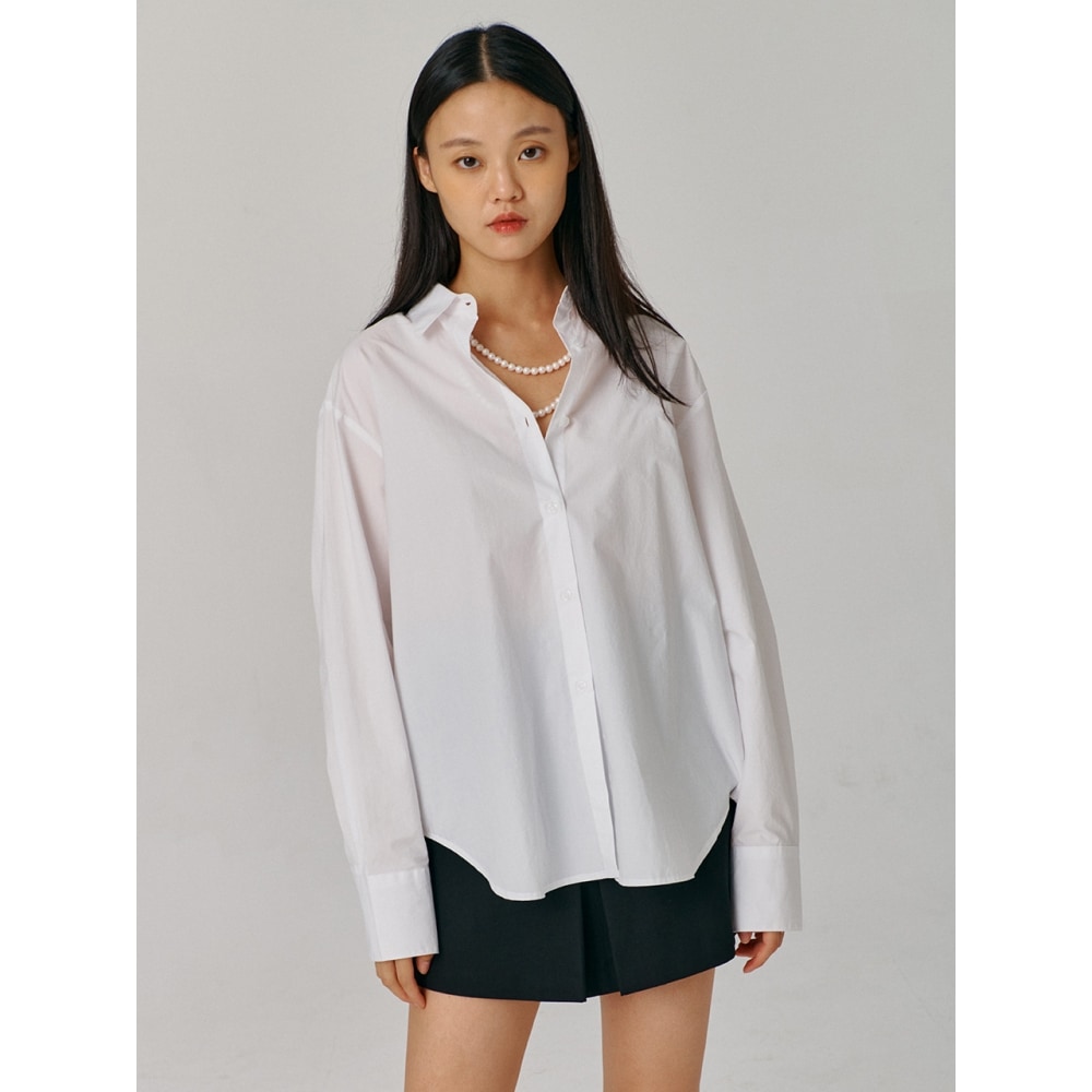 PAPERBOY 60数高密度ルーズフィットシャツ5color