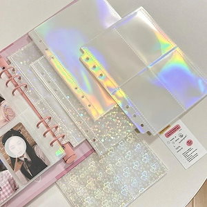 A5A6A7 リフィル ファイル 10枚set オーロラ コレクトブック 韓国 トレカ収納 バインダー 収納ケース アルバム 収納本 トレカケース　収納　写真入れ
