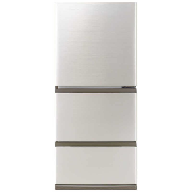 アクア　AQUA　冷蔵庫 3ドア 262L 右開き 幅60cm ブライトシャンパン　AQR-26R2-N（標準設置無料）