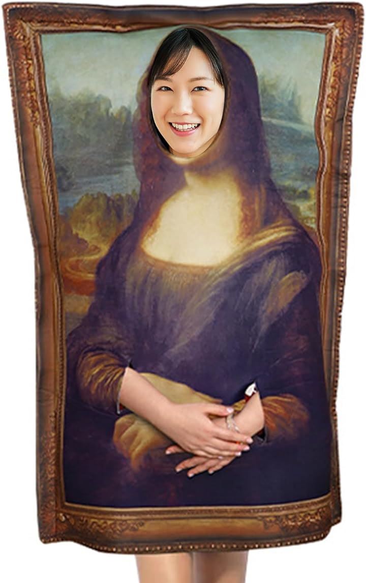 絵画 コスプレ アート 着ぐるみ 芸術 被り物 ハロウィン 仮装 コスチューム( ミックスカラー)