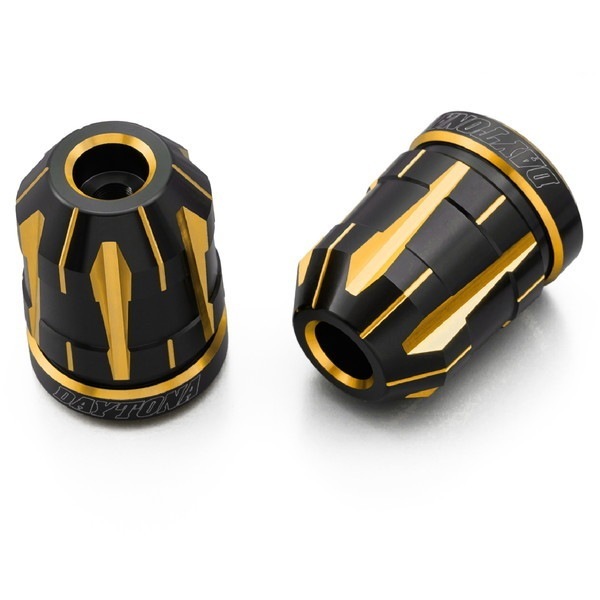 D99722 PREMIUM ZONE バーエンド ホンダ(M6)用 TECHNO ゴールド 5,529円