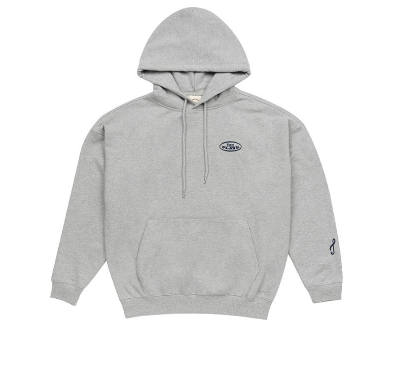 TEAM PLAVE HOODIE HEATHER GREY プレイブ Tシャツ フード グレー L SIZE + Hologram photocard