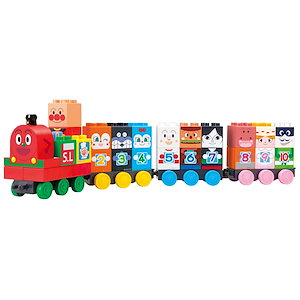 BlockLabo ブロックラボ アンパンマン SLマンと1 2 3!すうじブロックセット 対象年齢 1歳6ヶ月以上