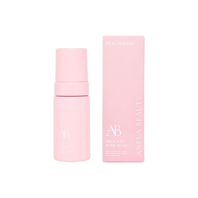 【ANELA BEUATY×PEACH JOHN】デリケート ホイップ ソープ 100ml【濃密泡 ポンプ式 ニオイ 弱酸性 ゆらぎ キメ 保湿 角質】