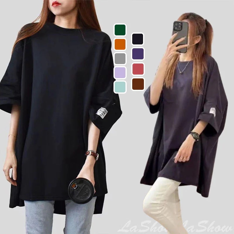 【20点セット】【急速出荷】夏新作韓国ファッション人気商品大 Tシャツ無地シンプル半袖 レディース トップス 大きいサイズ 韓国ファッション 上着