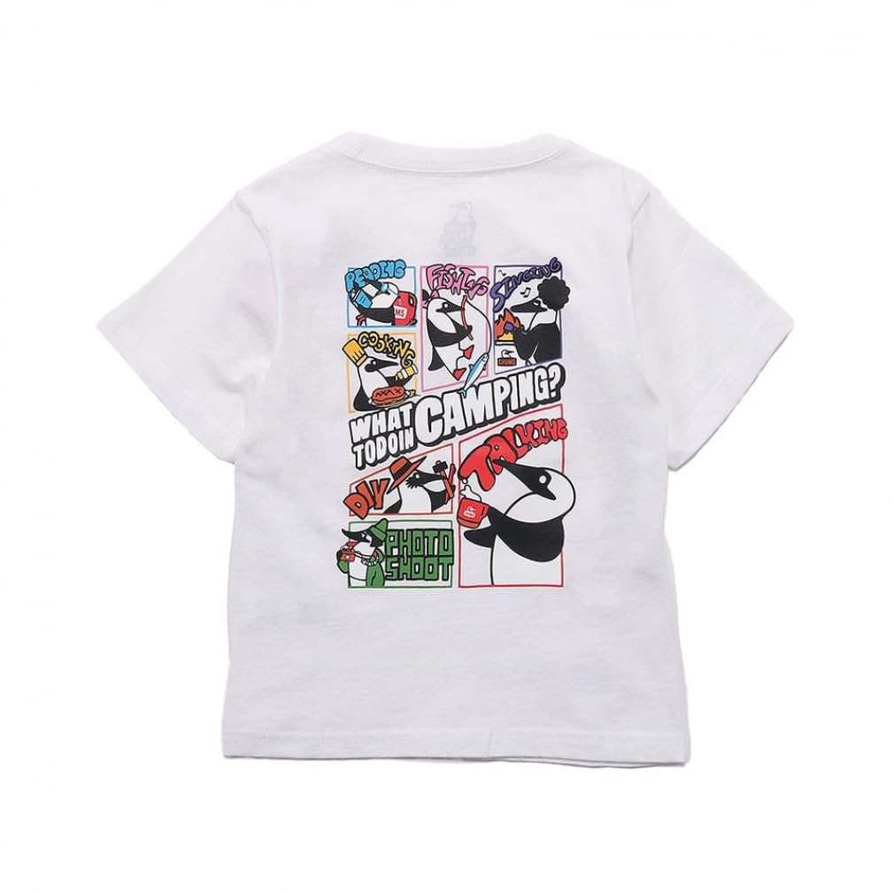 [チャムス] Tシャツ Kids What to do in Camping T-Shirt キッズ White