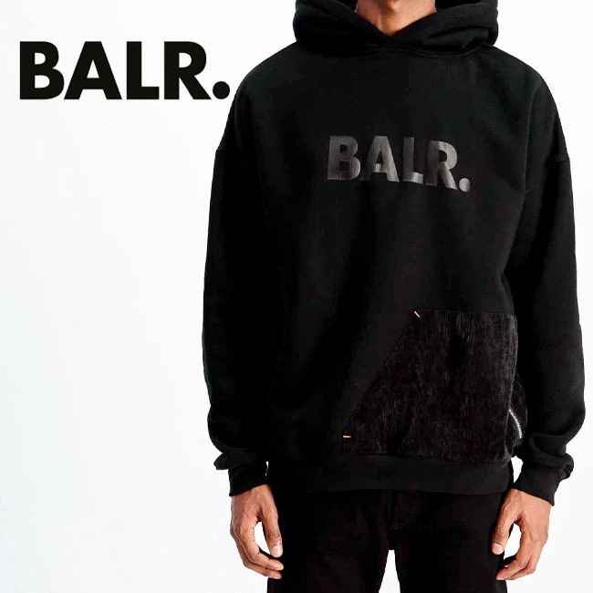 BALR JOEY BOX BRAND POCKET パーカー新品-