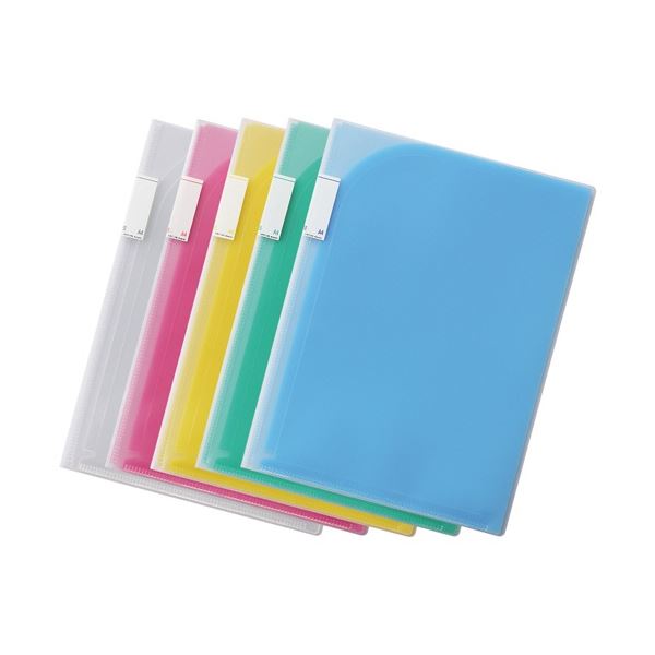 (まとめ) リヒトラブ 6ポケットホルダー A4(A3・2ツ折) 青 F-3412-8 1枚 (×50セット)