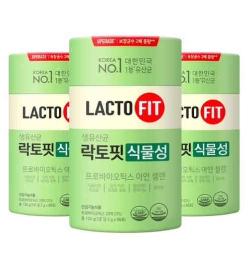 植物性グリーン生乳酸菌 60p x 3個