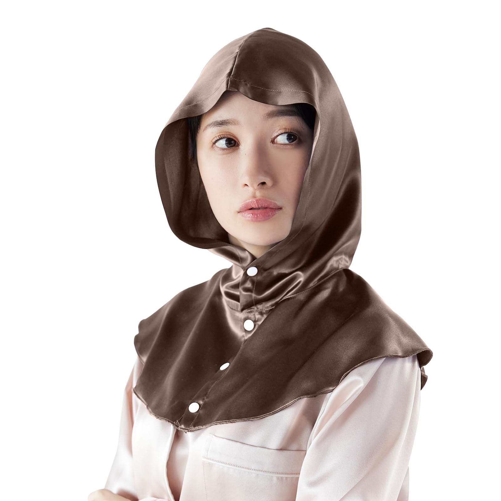 [Utukky] ナイトキャップ シルクキャップ 帽子デザイン シルク100% ナイトフーディ 朝まで脱落なし 跡が残らず 簡単装着 ないときゃっぷ ヘアキャップ 静電気防止 枝毛防止 摩擦軽減