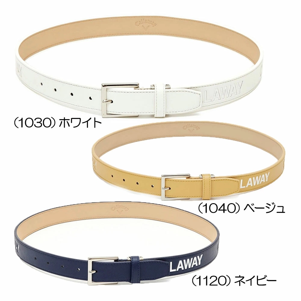 箔押しエンボスベルト C24292201 レディースベルト『オールシーズン』