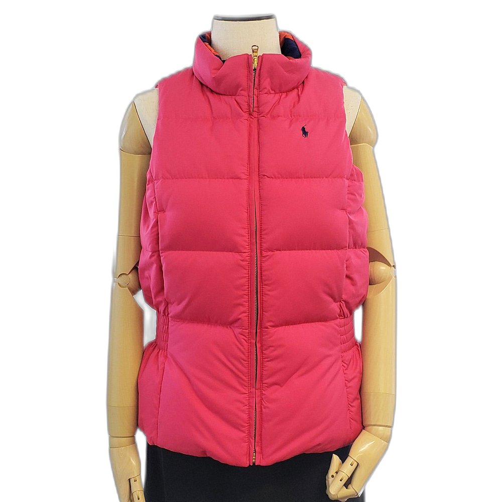 ダウンベスト リバーシブル ダウンベスト サイズ160 ダウン ピンク/181238【中古】