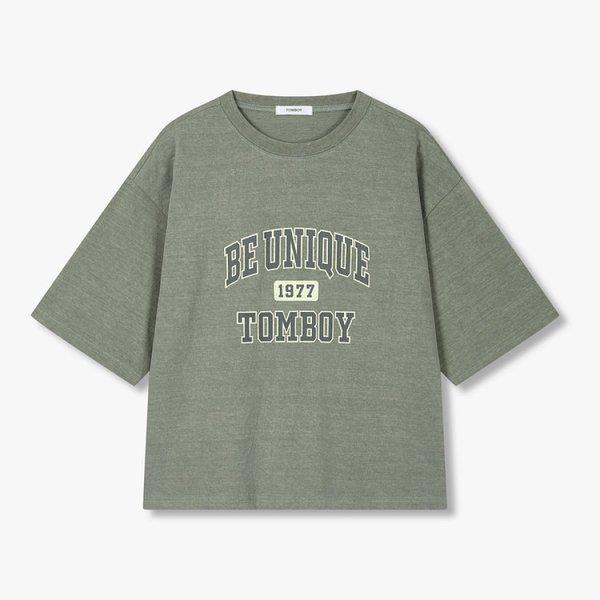 [26夏] ヴィンテージレタリンググラフィック半袖Tシャツ(9176222990)
