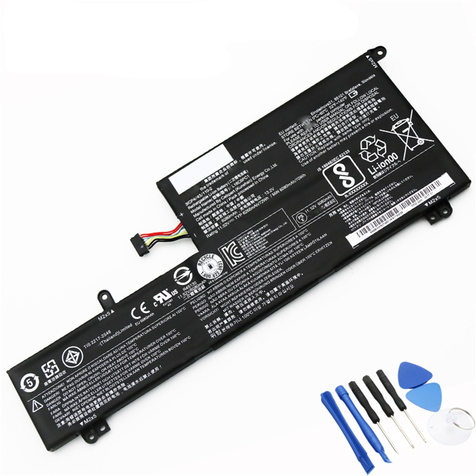 L16C6PC1 電池・Lenovo/ThinkPadノートパソコン互換 72Wh/6268mAh YOGA 720-15IKB 720-15 series L16L6PC1 L16M6PC1 L16