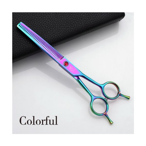 フェニスプロフェッショナルジャパン440cペット犬グルーミングシザー間伐鋏6.5インチ用右左手用5色 Multi