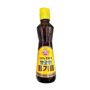 香ばしいえごま油 320ml / 100％えごま 使用 韓国調味油 ナムル ビビンバ 焼き料理用 香ばしい