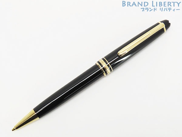 外美品モンブランマイスターシュテュッククラシックメカニカルペンシルシャーペン0.5mm165ブラックゴールド12746132456