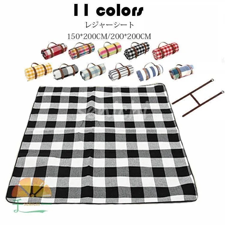 [期間限定30%値下げ]早いもの胜ち レジャーシート ピクニックマット 厚手 収納ベルト付き 裏面防水 折りたたみ ピクニックシート おしゃれ 運動会 キャンプ 遠足 お花見 花火 敷物11色2つ買う 5,189円