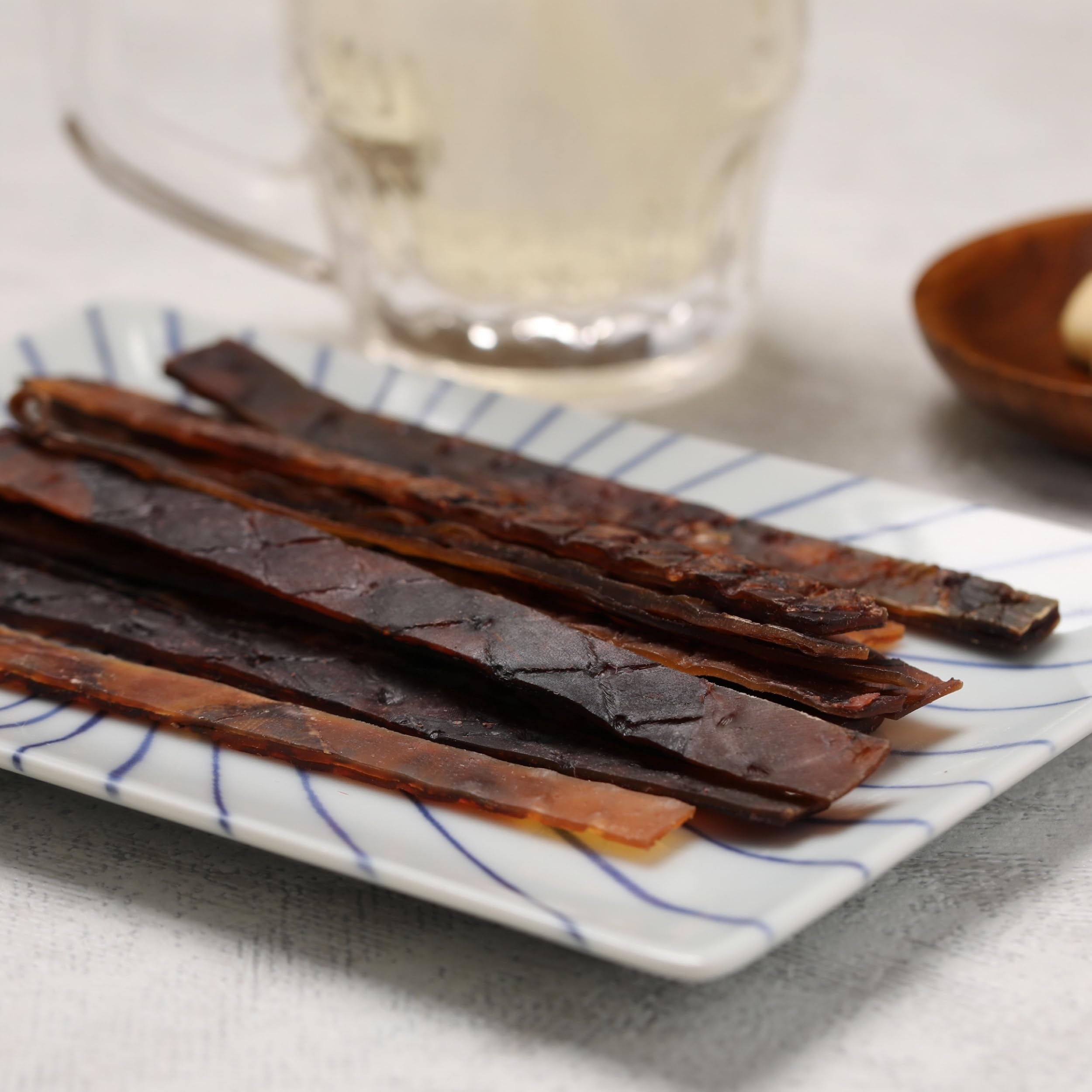 [あてめあて] するめジャーキー 500g 【コリコリ旨いするめジャーキー】スルメイカ するめスティック するめソーメン おしゃぶりいか おしゃぶりするめ 業務用 お徳用 おつまみ 珍味 晩酌