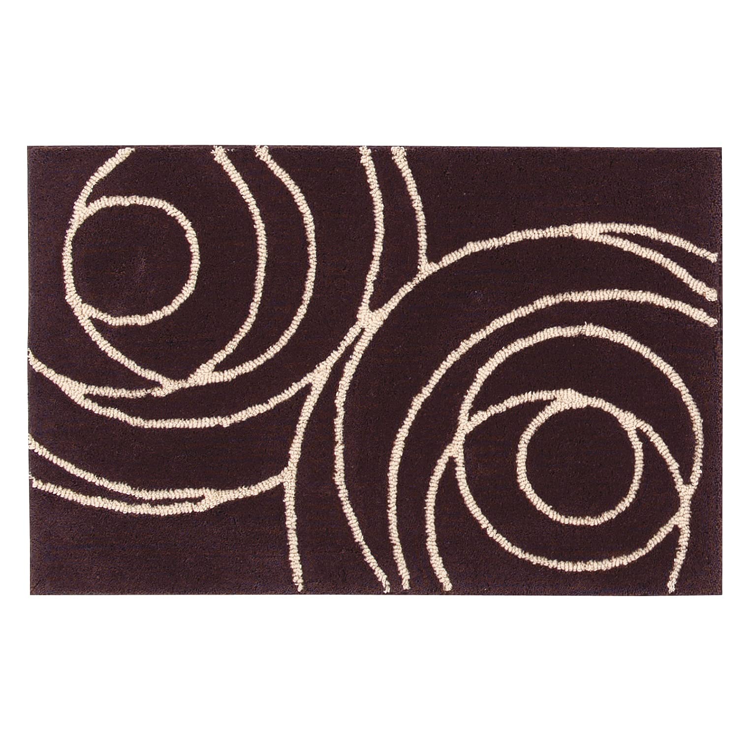 センコー M+home ジェネシー マット 約55×85cm ブラウン バスマット 玄関マット 抗菌 防臭 洗える 日本製 27255