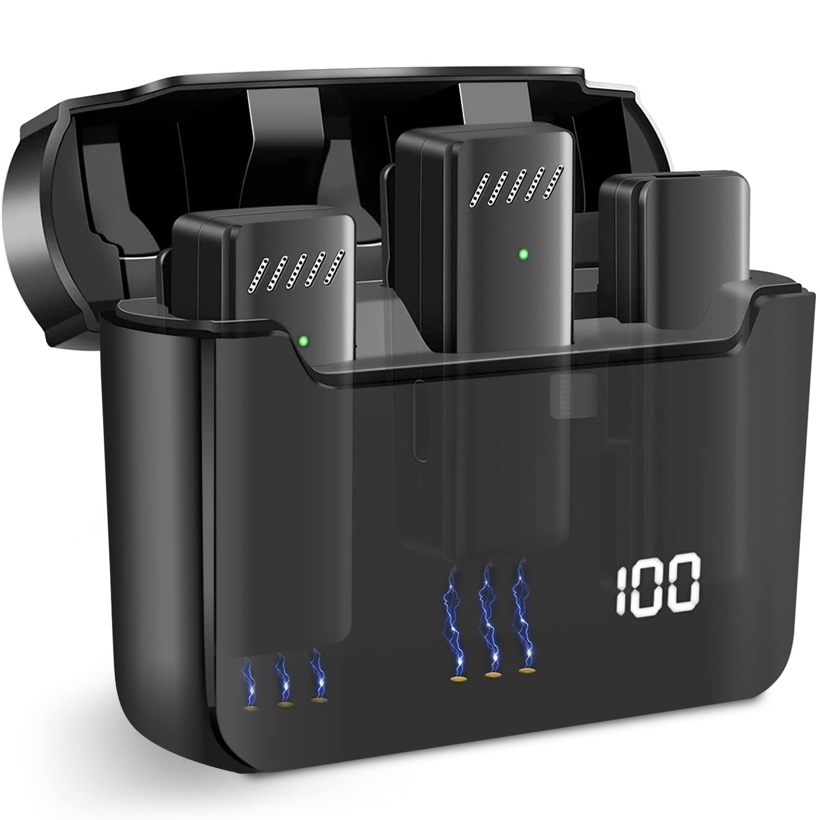 ピンマイク ワイヤレス 【BILIWAL 電量残量表示機能