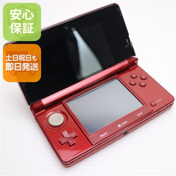 美品 ニンテンドー3DS フレアレッド game 任天堂 219