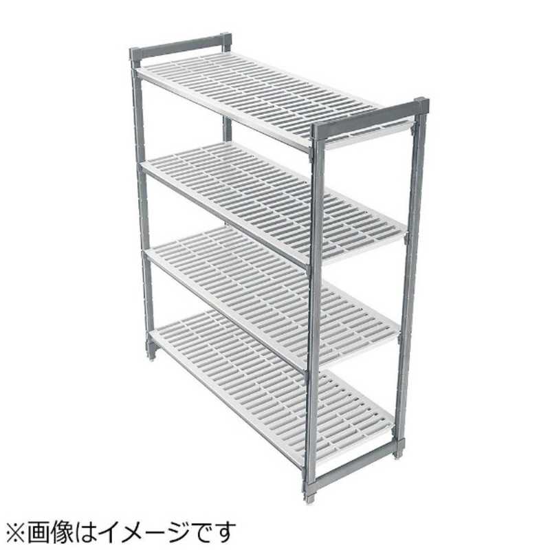 キャンブロ社　540ベンチ型固定用カムシェルビング4段セット(エレメンツシリーズ) 760×H1830 　DKY6215