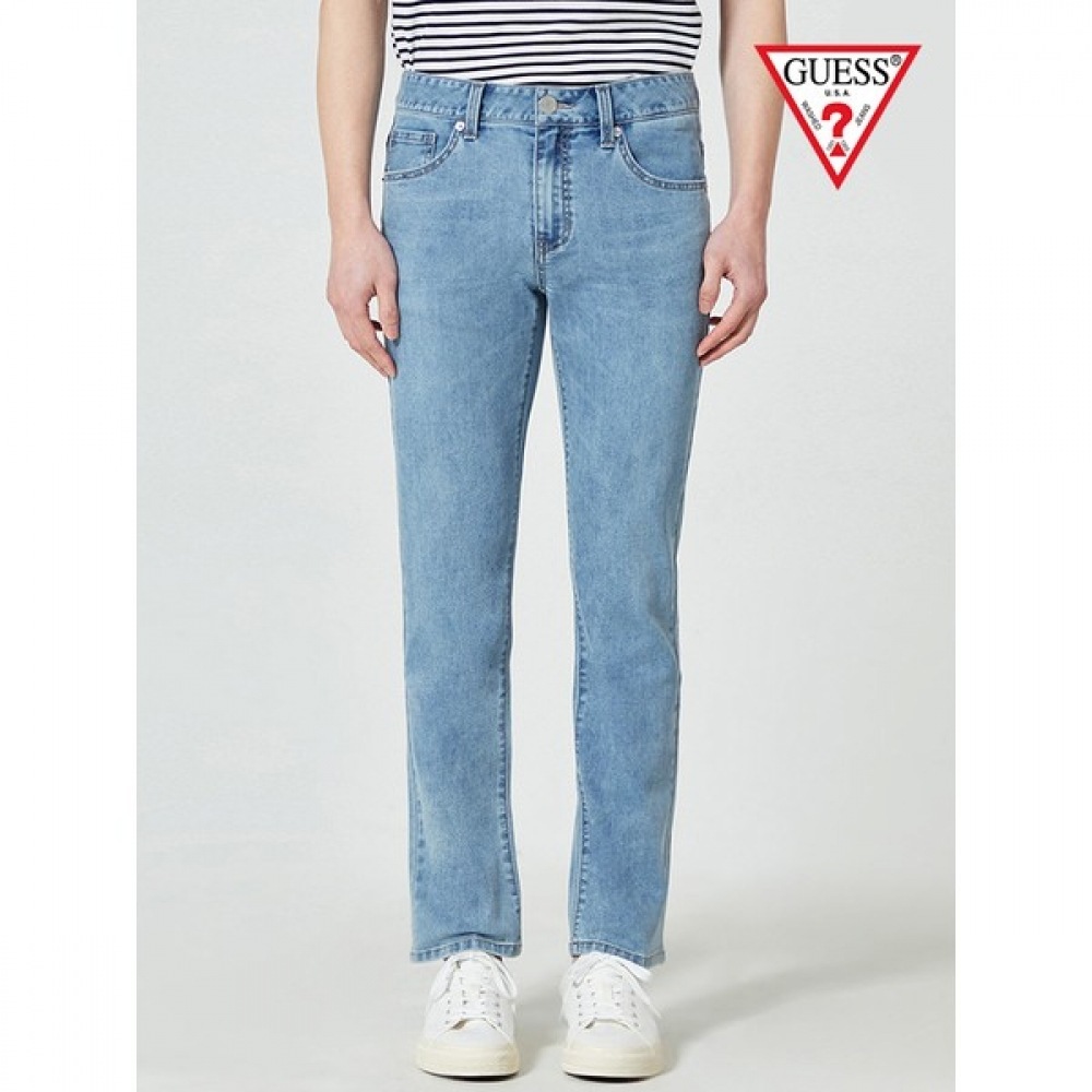 (ゲス) メンズ LBL キャットブラシスリムクロップストレート NO2D7114